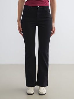 Flare Kad?n Jean Pantolon