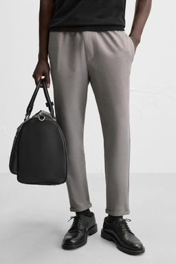 EASY CARE JOGGER WAIST TROUSERS - Zara фото 34
