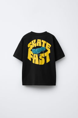 SKATE RAISED T-SHIRT - Zara фото 8