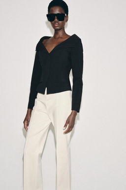 BLAZER ENTALLADA ZW COLLECTION / Negro