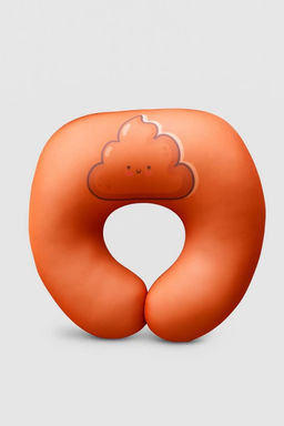 Подголовник антистресс Hugme toys Какашка