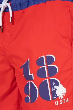 U. S. Polo Assn Мужские красные шорты для плавания - U.s. polo assn фото 15