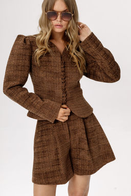 Жакет Pirs 6624 шоколадный