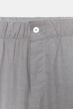 PANTAL?N TOBILLERO GOMA / Gris - Zara фото 5