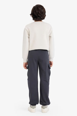 Kargo Cepli Jogger Fit Pantolon Erkek _ocuk - Defacto фото 4