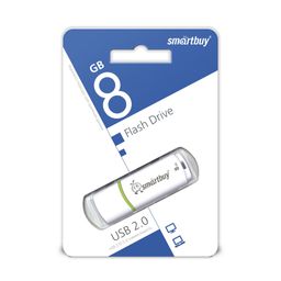 Флеш-накопитель 8Гб "Smartbuy Crown" White (SB8GBCRW-W)