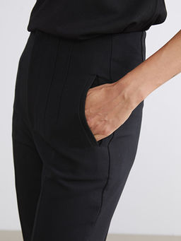 Dar Fit Pileli Kad?n Pantolon