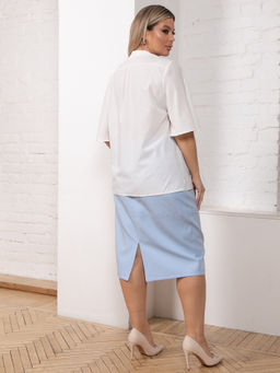 Блуза Р-357 из ниагары (вискоза 30%) - Ajour фото 12