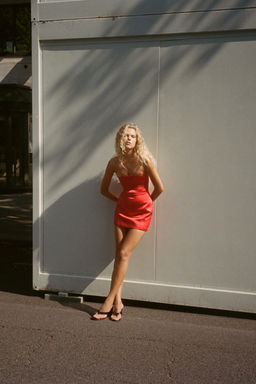 SATIN PLAYSUIT DRESS - Zara фото 4