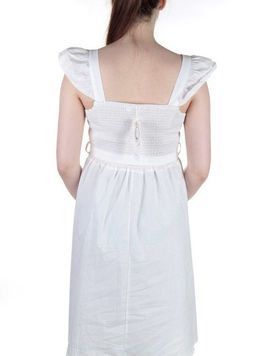 826 Платье хлопковое с поясом Fashion