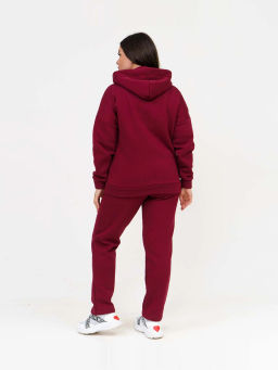 Костюм женский, цвет бордовый