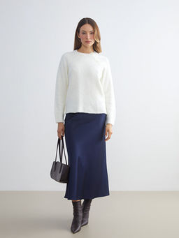 Bisiklet Yaka Kad?n Triko Kazak