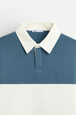 COLOUR BLOCK POLO SHIRT - Zara фото 9