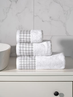 Полотенце для рук 35x70 белый махровая ткань