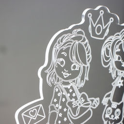 Светильник 3D RISALUX Подружки, LED-ночник, RGB, от сети  фото 7