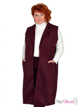 Жилет Модель №1400 размеры 44-84 - Plusmoda фото 12