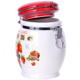 30322 Банка для сыпучих 700 мл Земляника дол/металл LR (х36) - Mayer&boch фото 2