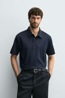 POLO SHIRT WITH MERCERISED FINISH - Zara фото 2