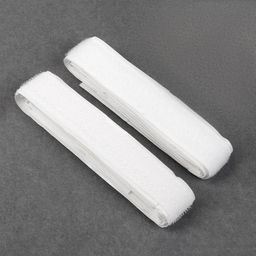 Цена за 2 шт. Липучка на клеевой основе, 20 мм 100 5 см, цвет белый - Арт узор фото 2