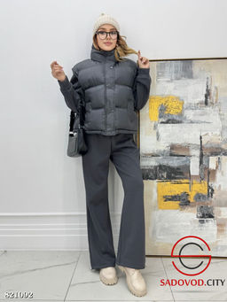 Костюм (на велюре) +жилетка