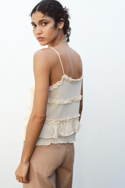 RUFFLED KNIT TOP - Zara фото 4