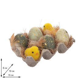 Изделие декоративное Пасхальное, L15 W10 H6 см - Remeco фото 2