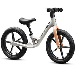 Беговел 14" Rocket, колеса надувные, рама нейлон, цвет серый