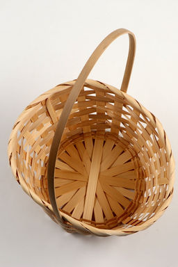 Корзина плетёная для хранения, бамбук, круглая, цвет натуральный, набор 3 шт.