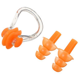 Набор для плавания ONLYTOP: зажим для носа, беруши, МИКС