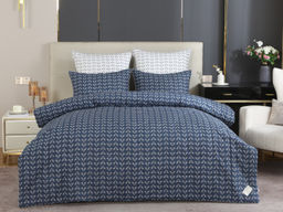 Комплект с одеялом Мерлин (индиго жемчуг) Cotton