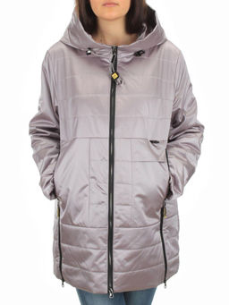 BM-1058 LILAC Куртка демисезонная женская АЛИСА (100 гр. синтепон) - Фабричный китай фото 2