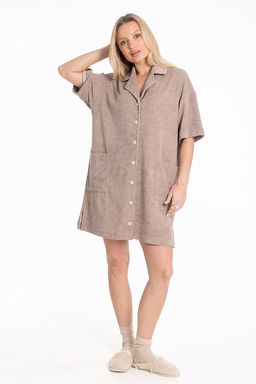 Халат М324230к кофейный