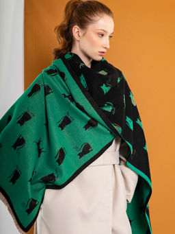 В составе шерсть! Палантин двусторонний - Tantino фото 8