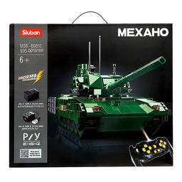 Конструктор Механо Sluban «Российский танк», радиоуправление, 995 деталей