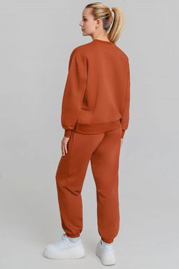 Арт. 2358 Костюм с брюками женский 44-52 (5 шт) Цвет:верх- кэмел, низ- кэмел - Калинка фото 11