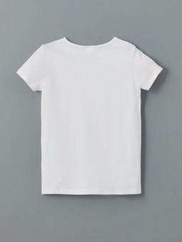 Bisiklet Yaka K?z ?ocuk ?ortlu Pijama Tak?m?