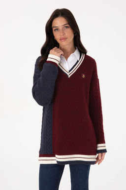 Kad_n Lacivert Kazak