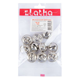 Zlatka Бубенчики NI-24 24 мм 10 шт №02 под никель  фото 3