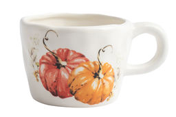 Кружка, 320 мл, керамика, молочная, Тыквы, Bright pumpkin - Anna lafarg фото 2