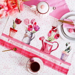 Полотенце Этель Любимая бабушка 40?67 см, 100% хлопок, репс 190 г/м?