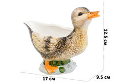 Блюдо сервировочное Elan Gallery Уточка керамика 250 мл 17×9,5×12,5 см  фото 9