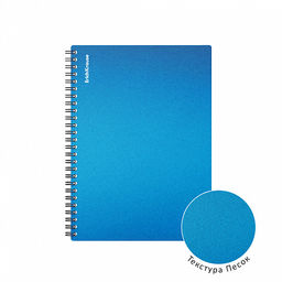 Цена за 2 шт. Тетрадь общая с пластиковой обложкой на спирали ErichKrause Ice Metallic, А5, 80 листов, клетка_MIX-PACK  фото 6