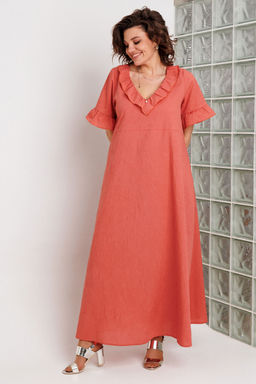 Платье BegiModa 1066 коралл