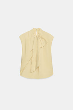 CAMISA LAZADAS ZW COLLECTION / Amarillo - Zara фото 6