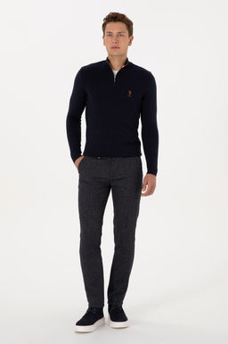 Erkek Lacivert Slim Fit Kanvas / Chino Pantolon - U.s. polo assn фото 3