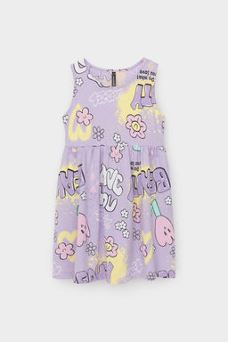 Crockid _ КР 5867/пастельно-лиловый,позитив к541 платье для дев  фото 5