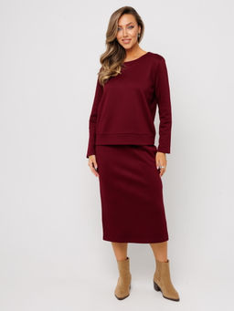 К-245 Костюм женский (трикотажное полотно Глория г/к) Серая - Elenatex фото 28