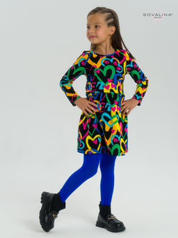 Платье Эля яркие сердца на черном - Sovalina фото 7