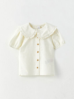 Bebe Yaka Uzun Kollu Basic K?z Bebek G?mlek ve ?ort 2li Tak?m - Waikiki фото 2