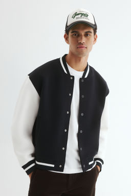 Chaqueta de b?isbol Loose Fit - H&m фото 2